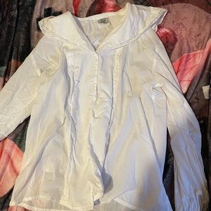 Vintage Laura Ashley white top